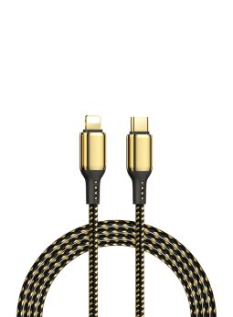 Wiwu Golden Data Cable  Type-C to Lightning