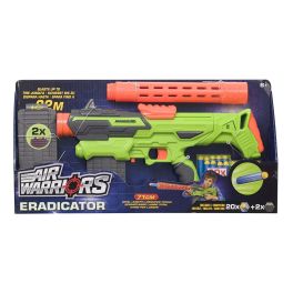 Buzz Bee Air Warriors Eradicator Blaster Toy Gun Comes with lot of Accessories: Comes with 2 Magazines, Barrel, Shoulder Stock and 20 Darts Multicolor
