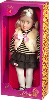 Our Generation Doll w/Casual Fur Outfit, Holly,Nylon