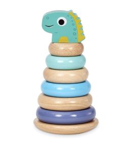 Little Tikes Wooden Critters Dino Shape Stacker Developmental Toy