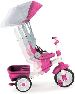 Little Tikes Perfect Fit 4-in-1 Trike, Pink, 9 months - 5 years