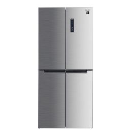 Sharp 560 Liter Large French Door Refrigerator , Inox Sliver SJ-FH560-HS3