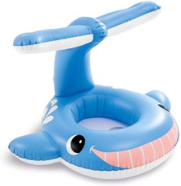 INTEX Inflatable Jolly Whale Shaded Baby Float-56591