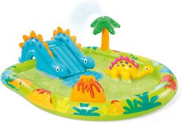 INTEX Little Dino Inflatable Backyard Pool Play Center 1.91mx1.52mx58cm - 57166