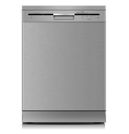 Sharp 12 Place Settings 6 Programs Free Standing Dishwasher - Steel QW-MB612-SS3