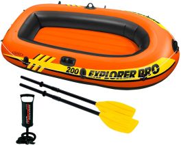 INTEX Explorer Pro 200 Inflatable Boat Set 196 X 102 X 33 Cm - 58357