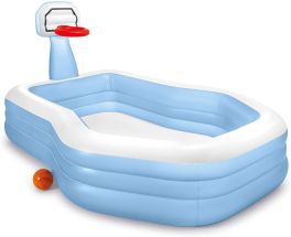 انتكس حمام السباحة فاميلي بول للعب كرة السلة للأطفال - 57183