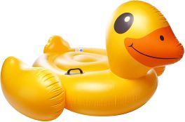 INTEX Yellow Duck Ride-on 147x147x81cm - 57556