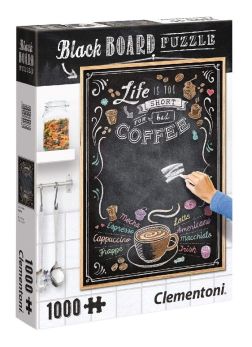 Clementoni Black Board Coffee 1000 Pcs Puzzle 39466