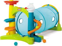 Little Tikes Learn & Play 2-in-1 Activity Tunnel with Ball Drop Game
