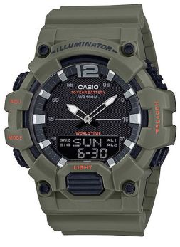 Casio Standard Collection Analog and Digital Wrist Watch - Green and Black