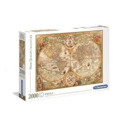 خريطة قديمة - 2000 قطعة أحجية الصور المقطوعة من كليمنتوني