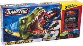 Teamsterz 1416576 dino attack track with 3 cars