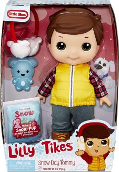 Lilly Tikes Snow Day Tommy Doll with Winter Vest Outfit