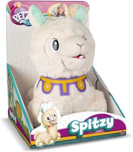 Club Petz, Spitzy The Funny Llama, Interactive Plush Toy, Cream