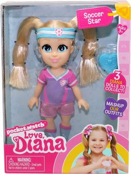 Headstart Love Diana Soccer Star Doll 6 Inch 20517