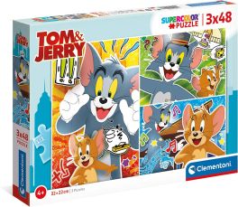 Clementoni Tom And Jerry 3x48 Pcs Puzzle