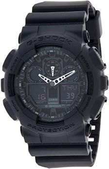 Casio G-Shock Analog-Digital Black Dial Men's Watch GA-100-1A1DR