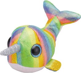 TY TOYS BEANIE BOOS NARWHAL NORI REGULAR 6IN