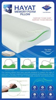 Hayat Memory Foam Pillow