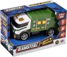 Teamsterz 1416561 small light and sounds garbage truck