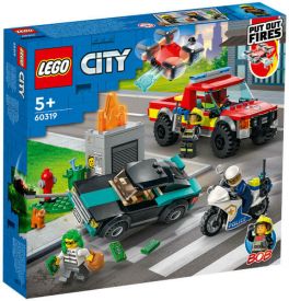Lego City Fire Rescue & Police Chase 60319