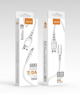 Aspor A102 1M Type-C 3A Fast Charge Cable