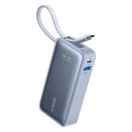 Anker Nano Power Bank (30W, Built-In USB-C Cable) 10000 PD -Blue 