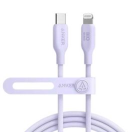 Anker 542 USB-C to Lightning Cable (Bio-Based) (0.9m/3ft) -Violet