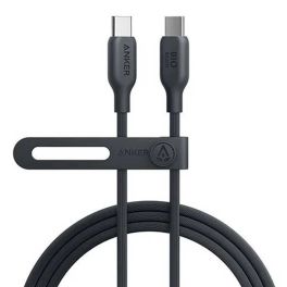 كابل Anker 544 USB-C إلى USB-C بقوة 140 وات (Bio-Based) (1.8 متر/6 قدم) - أسود A80F2H11