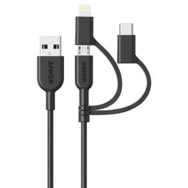  Anker PowerLine II 3-in-1 (0.9m/3ft) C89 -Black