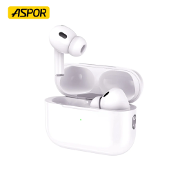 Aspor TWS Bluetooth Airpods Pro 2nd Wireless – White