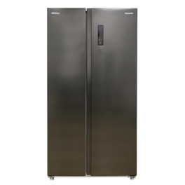 Panasonic Side By Side Refrigerator 734 Liter - Gray NR-BS734MSAS