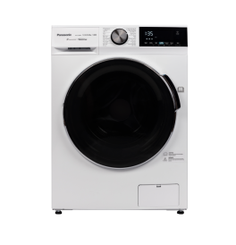 Panasonic Front Load Washer, Dryer 8-12 KG, 1400 RPM, 14 Programs, White - NA-S128M4WAS