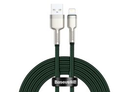 Baseus Cafule Series Metal Data Cable USB to IP 2.4A 2m Black-Green
