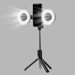 Ring Light Tongsis Baseus Lovely Selfie Stick Lampu LED Lamp Only