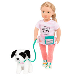 Our Generation Doll Hazel With Pet Dog