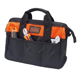 حقيبة أدوات 12 بوصة من بلاك آند ديكر - برتقالي / أسود BDST73820-8