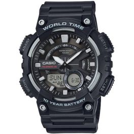 Casio 52mm World Time Men's Watch - AEQ110W-1B