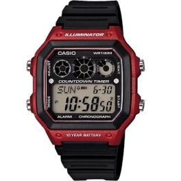 Casio AE-1300WH-4AV Red Illuminator Chronograph Digital Sports Watch