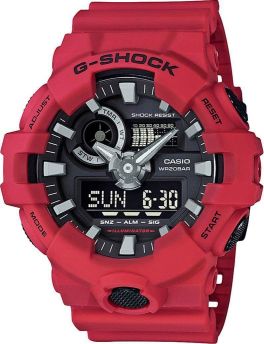 Casio G-Shock Analog Digital 200M Super illuminator Sport Watch GA-700-4ADR