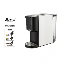 Sumo 3 IN 1 Multi Capsule Coffee Machine ,1450W-Black