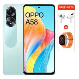 Oppo A58 8GB Ram, 128GB  4G - With Gift