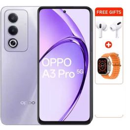 Oppo A3 Pro 5G  Dual Sim, 256GB, 8GB RAM - With Free Gifts - MOONLIGHT PURPLE