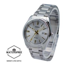 Casio Original Mtp-1302d-7a2 Men Analog Stainless Steel Watch WR 50m Mtp1302