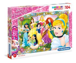 Clementoni Puzzle 104 Jewels Princess  Square Box 95974