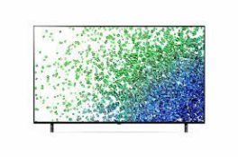 LG NanoCell TV 65"  NANO80 Series Cinema Screen Design 4K Active HDR WebOS Smart withThinQ AI