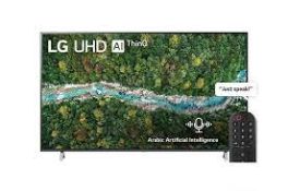 LG UHD 4K TV 70" UP77 Series, Cinema Screen Design 4K Active HDR WebOS Smart AI ThinQ