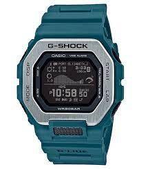 Casio G-Shock G-Lide Teal Resin Surf Watch GBX-100-2DR