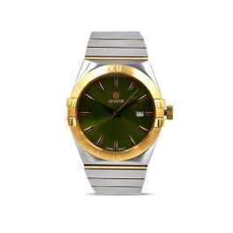 Raban Watch Stainless Steel 316 L (Style Omega Constilation) With Green Dial